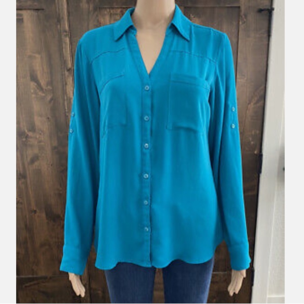 Express Women’s Button Down Pocket Shirt
